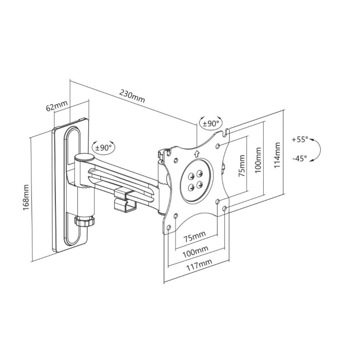 My Wall HC1-2 TV Beugel 13-32'' (15kg / 23cm)