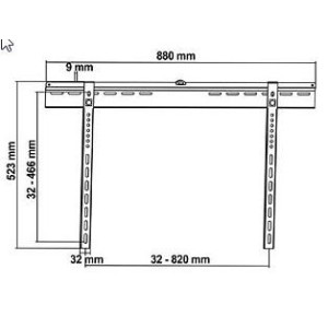 My Wall HE2-3A TV Beugel 37"-70-43'' (65kg / 9mm)