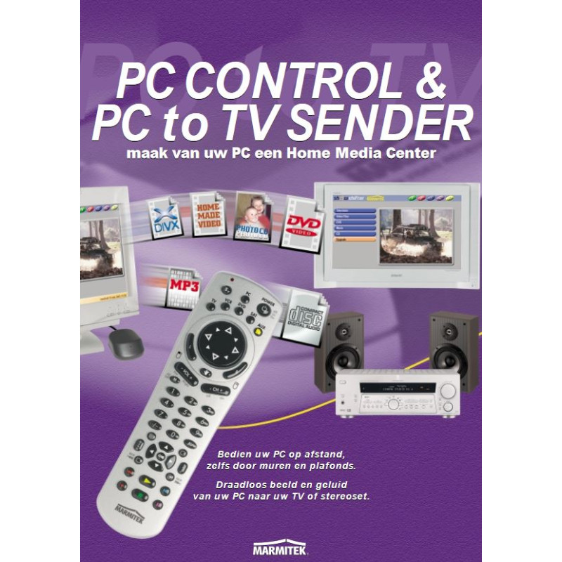 Marmitek PC control universele remote opop