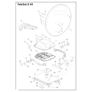 Teleco 07562 spare part blindklinknagel motorkap T.65/85