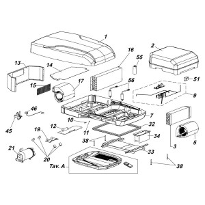 Telair 03497 spare part Rond rubber afdichting d26