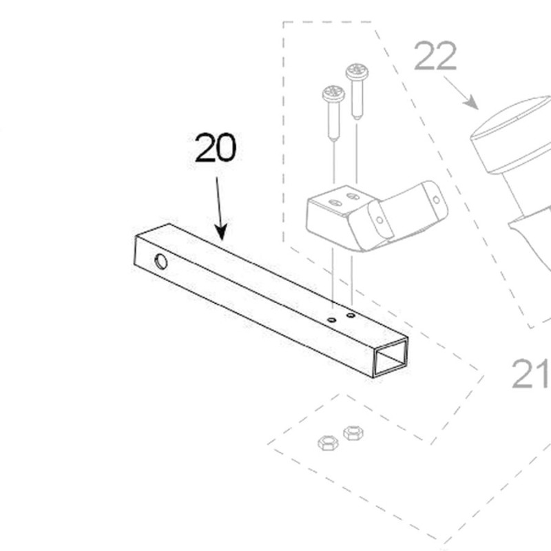 Teleco 12679 spare part Feedstang T.65