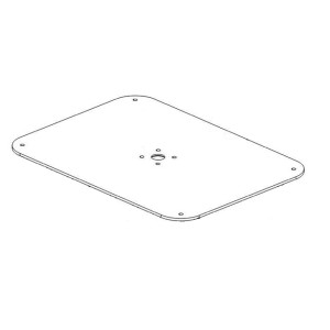 Teleco 12317 spare part Grondplaat T.65/85