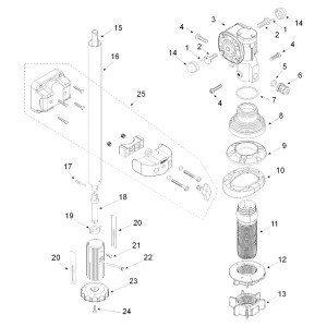 Teleco 18174 spare part Beugel bevestiging kit Voy.65/85