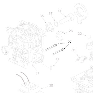 Teleco 07503 spare part Schroef M5x60 T.65/85