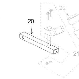 Teleco 12679 spare part Feedstang T.65