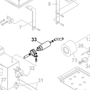 Telair 00507 spare part Brandstofpomp alle modellen