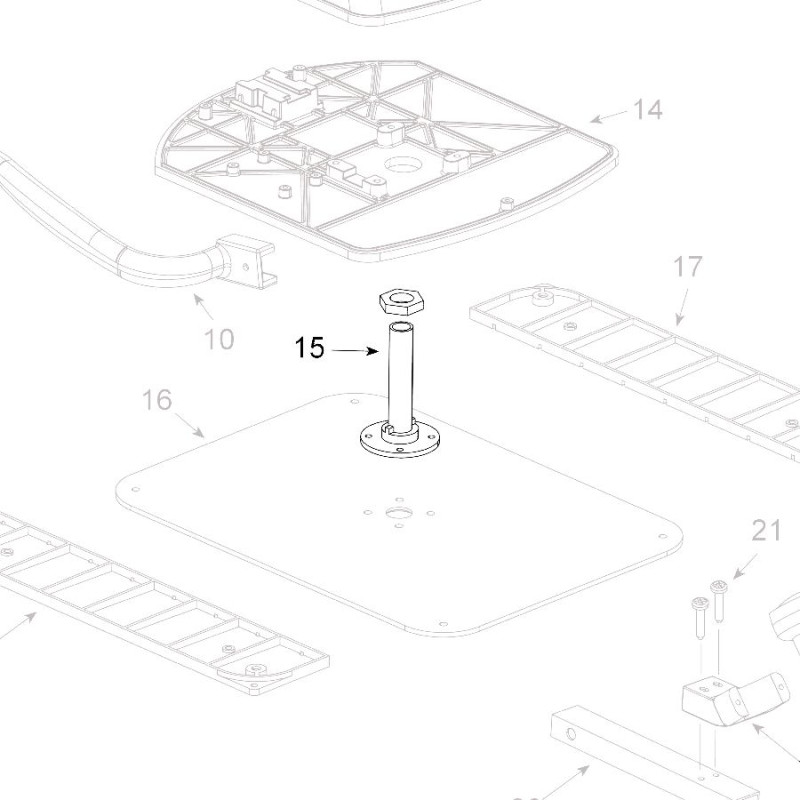 Teleco 12318 spare part Centrale as T.65/85
