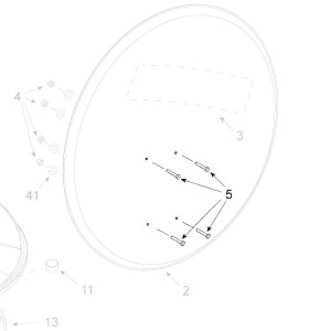 Teleco 10910 spare part Schroef M6x12 CL.85 & E.Voy.65/85