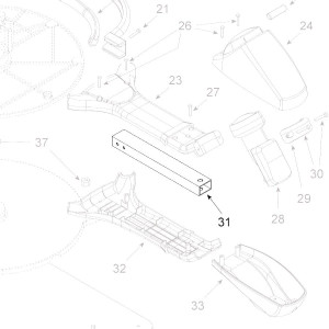 Teleco 10842 spare part LNB draagbuis E.65