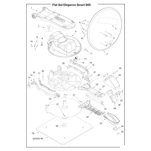 Teleco 10842 spare part LNB draagbuis E.65