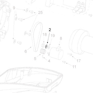 Teleco 05713 spare part Getande borgring D3