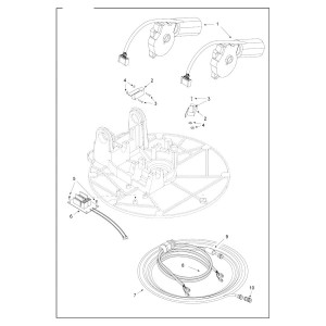 Teleco 11088 spare part Schroef M4x8 CL.E.65/85