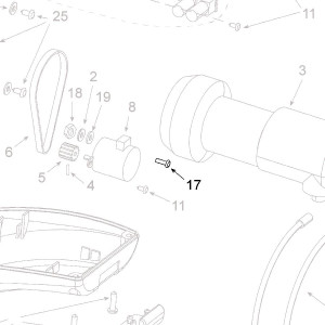 Teleco 11177 spare part Schroef M3x20