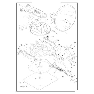 Teleco 03682 spare part Schroef M5x40 CL.E.65/85