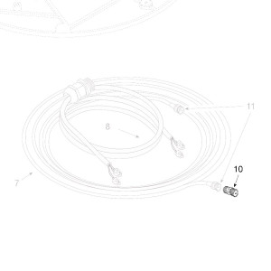 Teleco 03280 spare part Stekkertje dubbel FF13 CL.E.65/85
