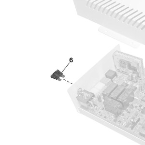 Teleco 09705 spare part Zekering 5A CL.E.65/85