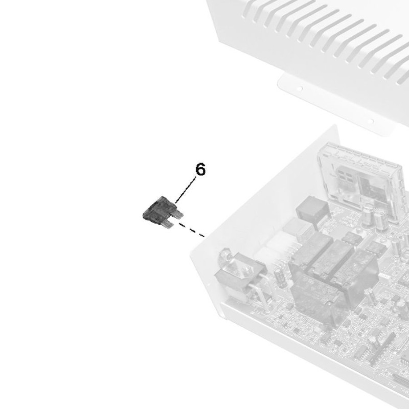 Teleco 09705 spare part Zekering 5A CL.E.65/85