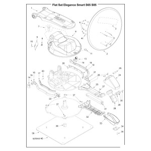Teleco 10408 spare part Zelftapp.schroef M3.9x22 E.Voy.65/85