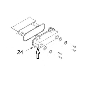 Teleco 08992 spare part Steunbeugel voor Magicsat 650/850