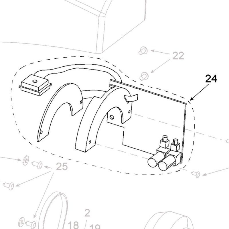 Teleco 13849 spare part Skew sensor&contr. unit & GPS Twin