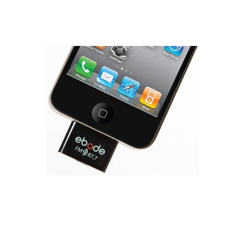 Ebode FM87 FM Plug-in voor IPhone Ipod/Ipad, FM 87,7 opop