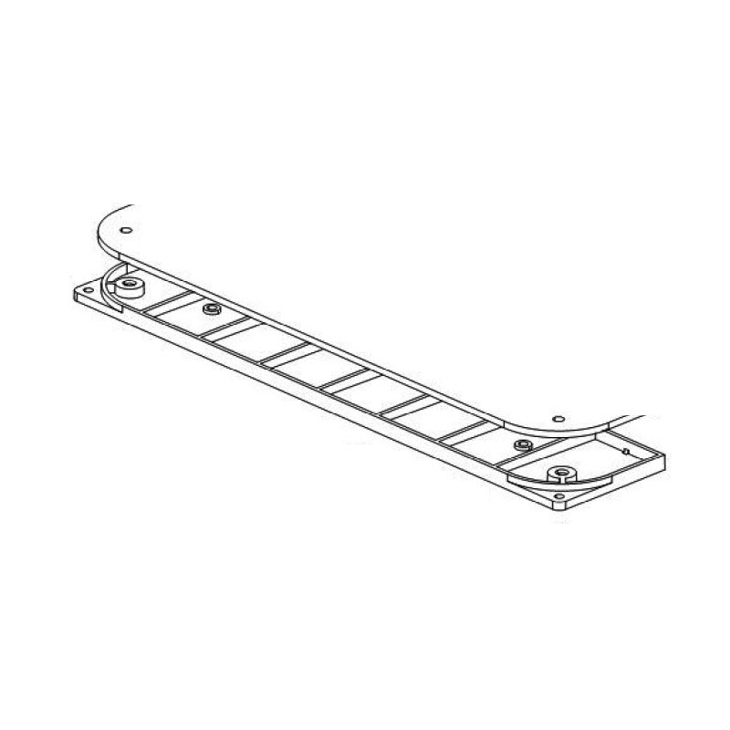 Teleco 12320 spare part Montageplaat (p/s) T.65/85