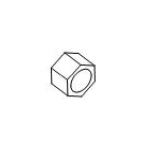 Teleco 02125 spare part Zelfborgende moer M6x1,5