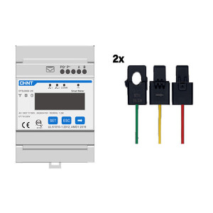 Smart meter DTSU666-20 with 2 CT sets 250A