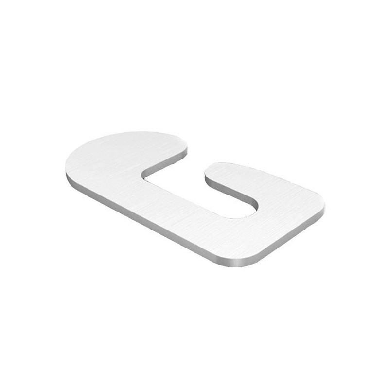 Distance plate for roof hooks