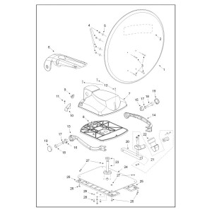 Teleco 12785 spare part Schroef M6x12 T.65/85