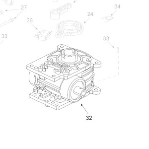 Teleco 12569 spare part Horizontale aandrijving T.65/85