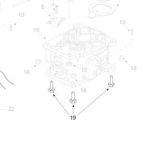 Teleco 14366 spare part Schroef M5x16 T.65/85
