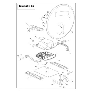 Teleco 11008 spare part Hole grommet T.CL.E.65/85