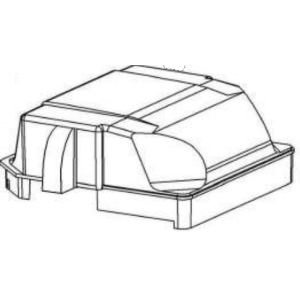 Telair 07133 spare part Deksel Verdamper Dual Clima