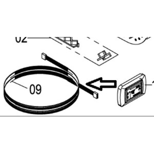 Telair 30117 spare part Verbindingskabel Remote Module