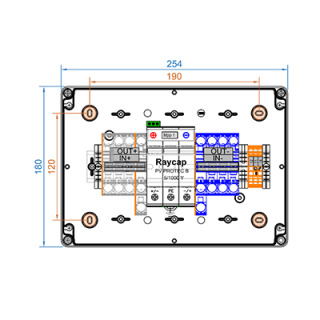 Surge protection box