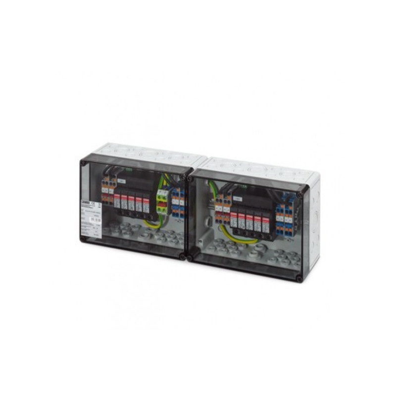 Surge protection box 4 MPPT, type 1+2