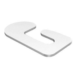 Distance plate for roof hooks