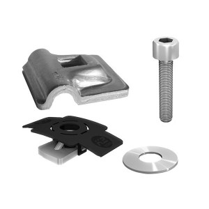 Lightning protection clamp Alu 8mm - Set