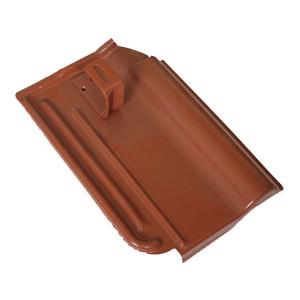 RF PA LEH flat roof tile red-brown