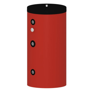Verswaterboiler 200 liter met 1 buiswarmtewisselaar (Rood)