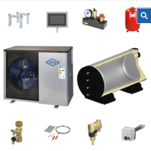 12 kW warmtepomppakket met 200 liter horizontaal buffervat