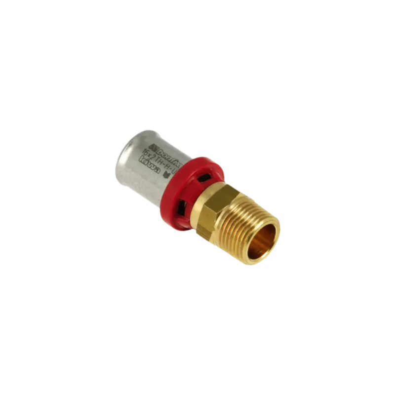 BONFIX 2000235 - Perskoppeling recht - Messing - 16 x 3/4" G M