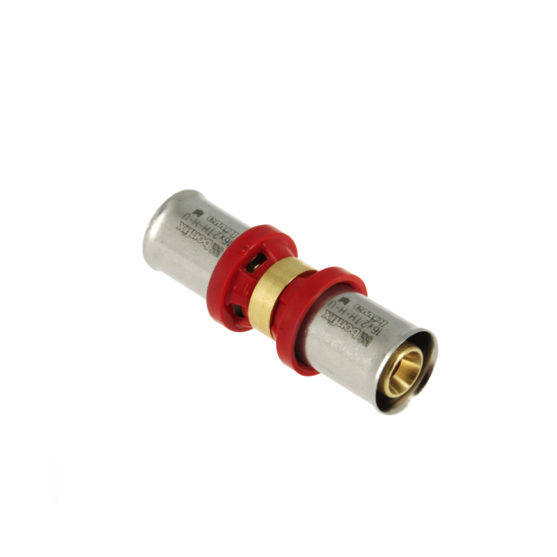 BONFIX 2000110 - Alu-pers rechte koppeling - 16 x 16 mm