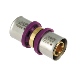 BONFIX 2000135 - Alu-pers rechte koppeling - 26 x 26 mm