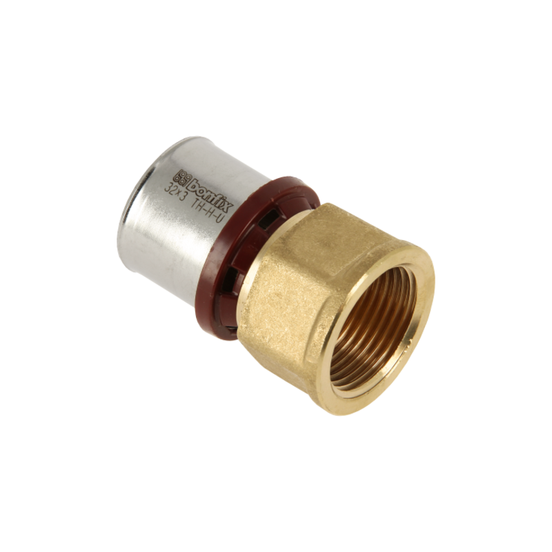 BONFIX 2000365 - Alu-pers messing perskoppeling recht - 32 x 1'' G M