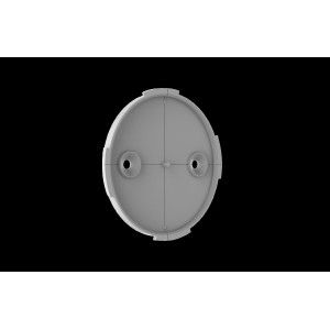 Ajax FireProtect, wit, montageplaat