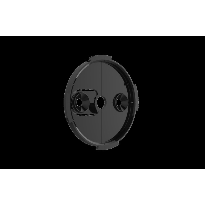 Ajax HomeSiren, zwart, montageplaat