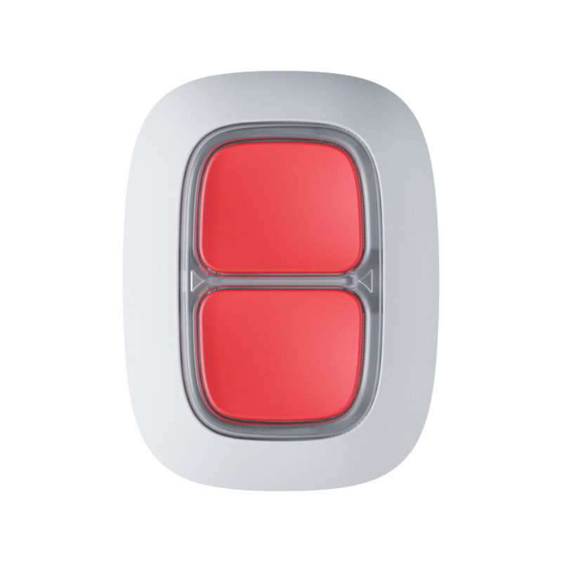 Ajax DoubleButton, wit, draadloze overvalknop